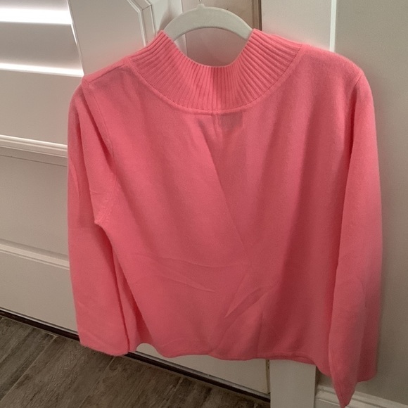 PARISIAN WORKS Vintage 80s Vtg Alight Coral Pink Jumper From Parisians Pl. - Picture 5 of 7